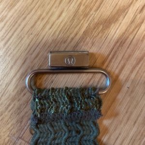 Green Lululemon belt